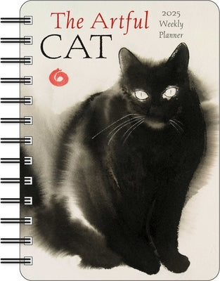 The Artful Cat 2025 Weekly Planner Calendar: Brush and Ink Watercolor Paintings by Endre Penov?c by Penov?c, Endre