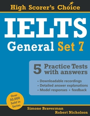 IELTS 5 Practice Tests, General Set 7: Tests No. 31-35 by Braverman, Simone