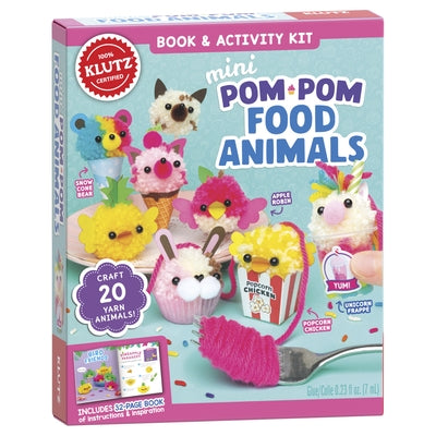 Mini Pom-POM Food Animals by Klutz