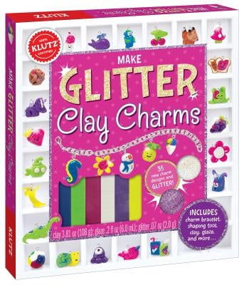 Make Glitter Clay Charms by Klutz