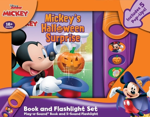 Disney Junior Mickey Mouse Clubhouse: Mickey's Halloween Surprise Book and 5-Sound Flashlight Set [With Battery] by McGee, Warner