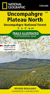 Uncompahgre Plateau North Map [Uncompahgre National Forest] by National Geographic Maps