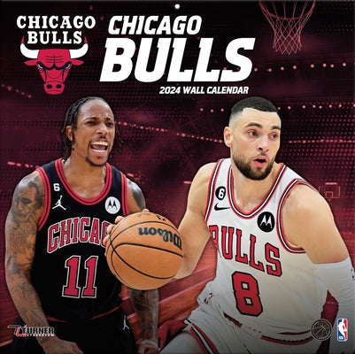 Chicago Bulls 2024 12x12 Team Wall Calendar by Turner Sports