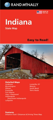 Rand McNally Easy to Read: Indiana State Map by Rand McNally