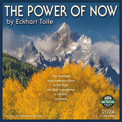 Power of Now 2024 Wall Calendar: A Year of Inspirational Quotes by Eckhart Tolle by Amber Lotus Publishing