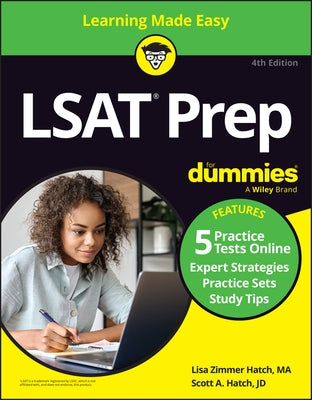 LSAT Prep for Dummies: Book + 5 Practice Tests Online by Hatch, Lisa Zimmer