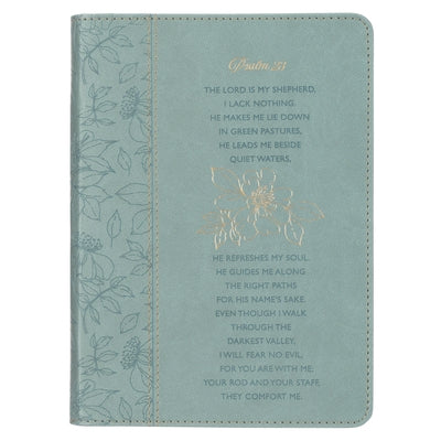 Journal Classic Teal Lord Is My Shepherd Ps. 23 by Christian Art Gifts