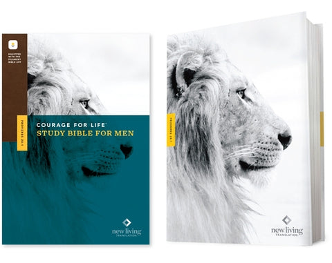 NLT Courage for Life Study Bible for Men, Filament-Enabled Edition (Hardcover) by Tyndale
