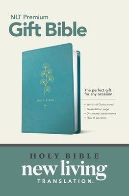 Premium Gift Bible NLT (Red Letter, Leatherlike, Teal) by New Living Translation