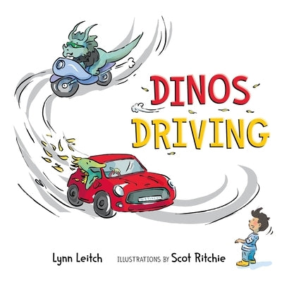 Dinos Driving by Leitch, Lynn