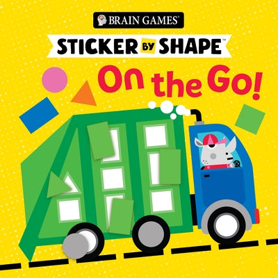 Brain Games - Sticker by Shape: On the Go! (for Kids Ages 3-6) by Publications International Ltd