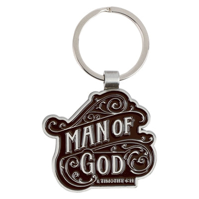 Keychain Man of God 1 Tim. 6:11 by Christian Art Gifts