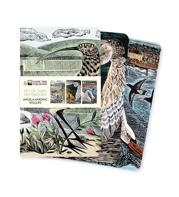 Angela Harding: Wildlife Set of 3 Mini Notebooks by Flame Tree Studio