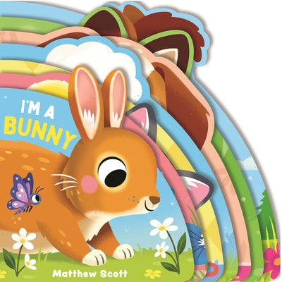 I'm a Bunny: (A Shaped Board Book Full of Animal Sounds, Lively Rhymes, and Interactive Fun for Babies and Toddlers) by Blake, Carly