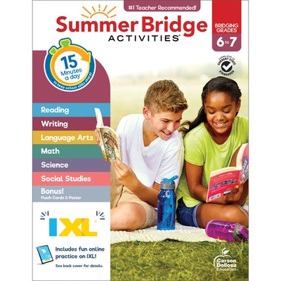 Summer Bridge Activities, Grades 6 - 7 by Summer Bridge Activities