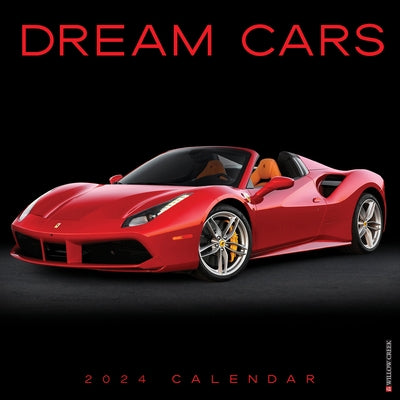 Dream Cars 2024 12 X 12 Wall Calendar (Foil Stamped Cover) by Willow Creek Press