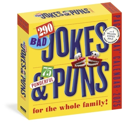 290 Bad Jokes & 75 Punderful Puns Page-A-Day(r) Calendar 2025: For the Whole Family! by Workman Calendars