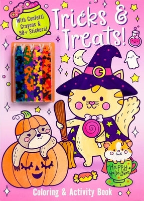 Tricks & Treats! Coloring & Activity Book with Confetti Crayons & 50+ Stickers! by Foerster, Delaney