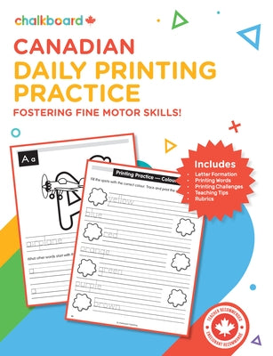 Canadian Daily Printing Practice K-2 by Turnbull, Demetra