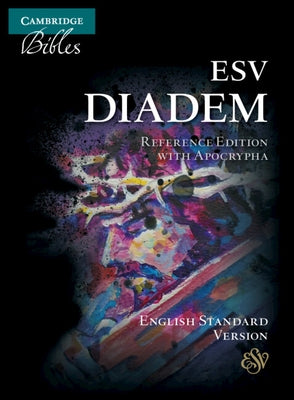 ESV Diadem Reference Edition with Apocrypha, Black Calf Split Leather, Red-Letter Text, Es544: Xra by 