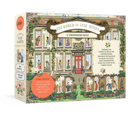 The World of Jane Austen: A Conversation Puzzle: 500-Piece Puzzle: Jigsaw Puzzle for Adults by Oakley, Jacqui