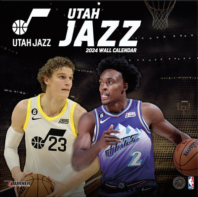 Utah Jazz 2024 12x12 Team Wall Calendar by Turner Sports