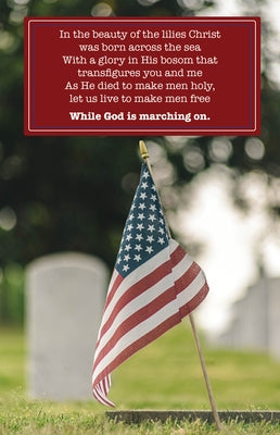 Memorial Day Bulletin: God Is Marching on (Package of 100): Battle Hymn of the Republic by Broadman Church Supplies Staff