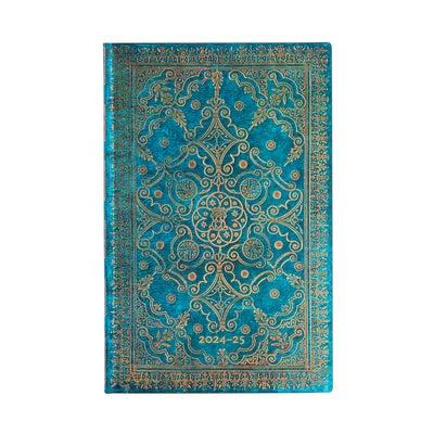 Paperblanks 2024-2025 Weekly Planner Azure Equinoxe 18-Month Flexis Maxi Vertical Elastic Band 224 Pg 80 GSM by Paperblanks