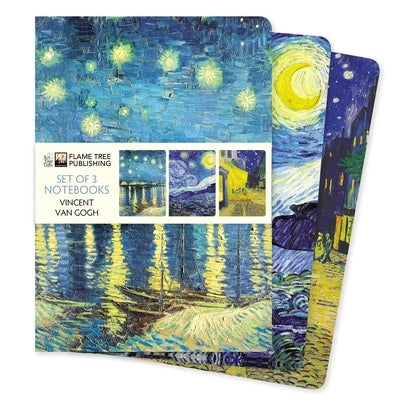 Vincent Van Gogh Set of 3 Standard Notebooks by Flame Tree Studio