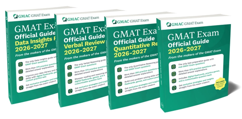 GMAT Official Guide 2026 - 2027 Bundle by Gmac (Graduate Management Admission Coun