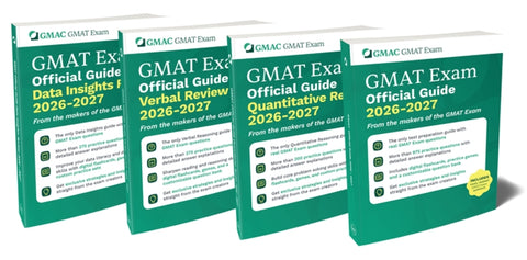 GMAT Official Guide 2026 - 2027 Bundle by Gmac (Graduate Management Admission Coun