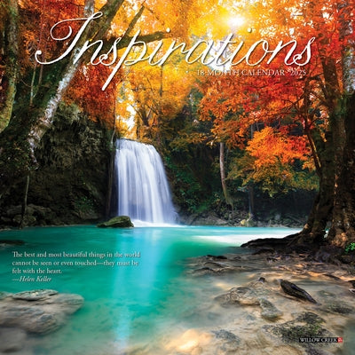 Inspirations 2025 7 X 7 Mini Wall Calendar by Willow Creek Press