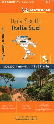 Michelin Map Italy: South by Michelin