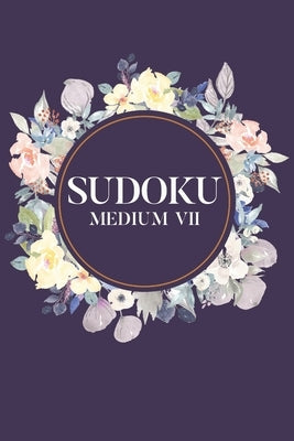 Sudoku Medium VII: 100 Medium Level Sudoku Puzzles, 6x9 Travel Size, Puzzle Book, Brain Exercises by Puzzles, Graceful Gray