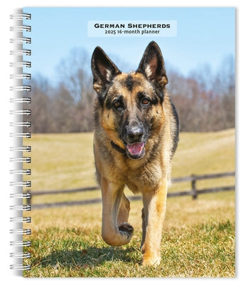 German Shepherds 2025 6 X 7.75 Inch Spiral-Bound Wire-O Weekly Engagement Planner Calendar New Full-Color Image Every Week by Browntrout