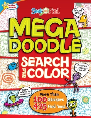 Mega Doodle Search and Color: Seek and Find Activity Book by Sequoia Children's Publishing