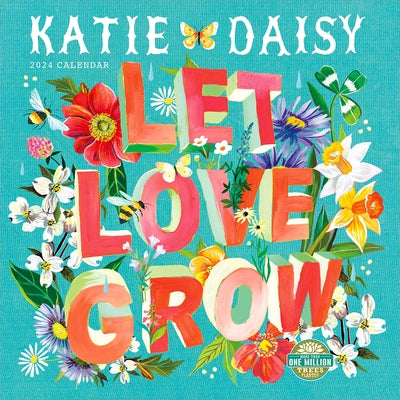 Katie Daisy 2024 Wall Calendar: Meet Me in the Meadow by Amber Lotus Publishing