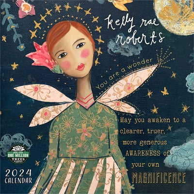 Kelly Rae Roberts 2024 Wall Calendar: Live in Wonder by Amber Lotus Publishing