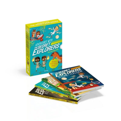 Adventures with the Secret Explorers: Collection One: 4-Book Box Set of Educational Fiction Chapter Books Books by King, SJ