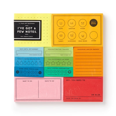 I've Got a Few Notes Tear-Off Notepad Set by Brass Monkey