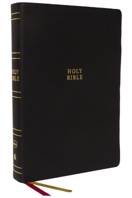 NKJV Holy Bible, Super Giant Print Reference Bible, Black Genuine Leather, 43,000 Cross References, Red Letter, Comfort Print: New King James Version by Thomas Nelson