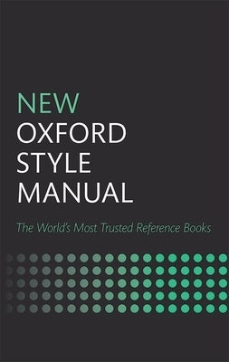 New Oxford Style Manual by Oxford University Press