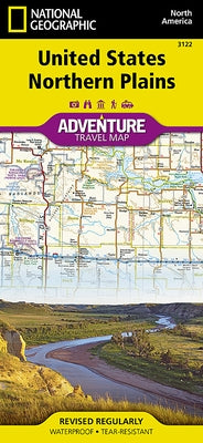 United States, Northern Plains Map by National Geographic Maps