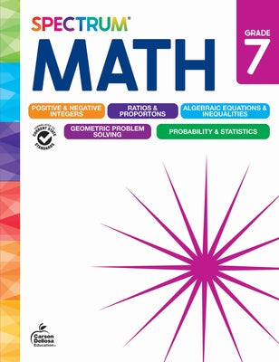 Spectrum Math Workbook, Grade 7 by Spectrum