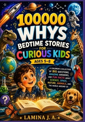 100000 Whys Bedtime Stories for Curious Kids Ages 5-8: A Children's Collection of Big Questions, Amazing Answers, and Fun Facts about Science, Space, by J. a., Lamina
