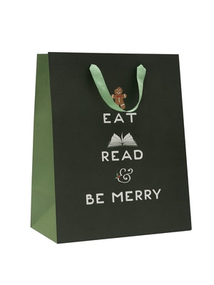 Eat, Read, & Be Merry Gift Bag (Large) by Out of Print