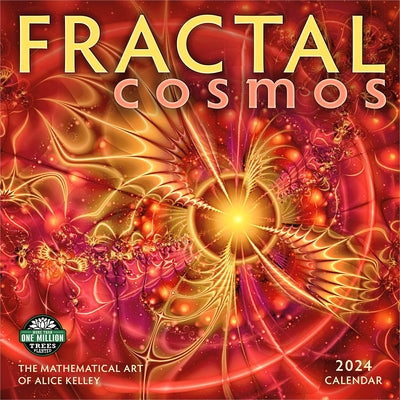 Fractal Cosmos 2024 Wall Calendar: The Mathematical Art of Alice Kelley by Amber Lotus Publishing