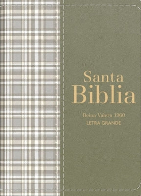 Biblia Rvr 1960 Compacta S?mil Piel Cuadros Verde (Bible Rvr 1960 Compact Size Leatherlike Green Checked Pattern(spanish Edition) by Reina Valera 1960