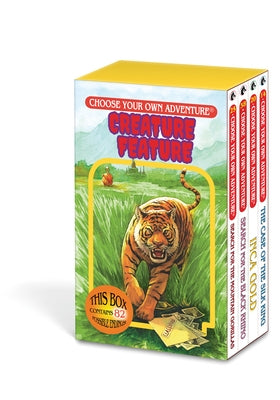 Choose Your Own Adventure 4-Book Boxed Set Creature Feature Box (the Case of the Silk King, Inca Gold, Search for Black Rhino, Search for Mountain Gor by Gilligan, Shannon