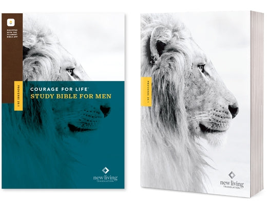 NLT Courage for Life Study Bible for Men, Filament-Enabled Edition (Softcover) by Tyndale